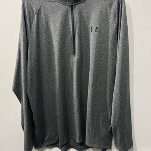 Under Armour Heathered Gray Zip-Up Jacket